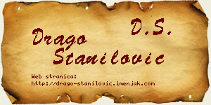 Drago Stanilović vizit kartica